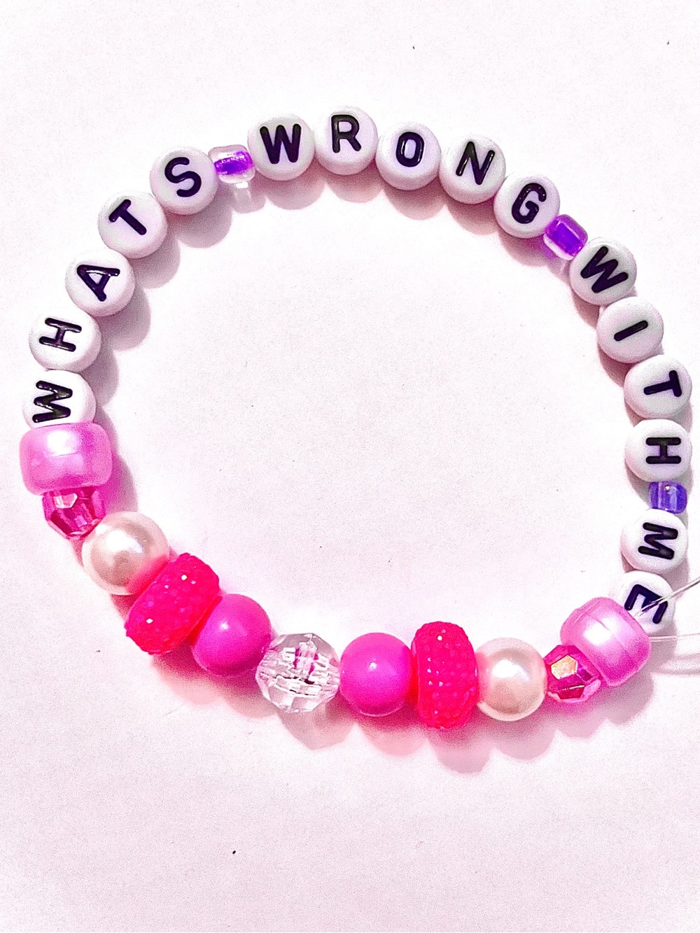 BUY1GET1FREE Olivia Rodrigo Inspired “what's wrong with me” Bracelet